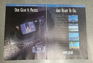 Sega Game Gear Console Print Ad 1991 16x11 Wall Art Decor  - Picture 1 of 1