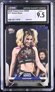2025 Topps Now WWE Alexa Bliss #11 - CGC 9.5 Mint+ - Picture 1 of 2