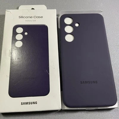 Funda Silicona GENUINA Samsung Galaxy S24 EF-PS921TEEGUS - Violeta Oscuro Foto 1 de 2