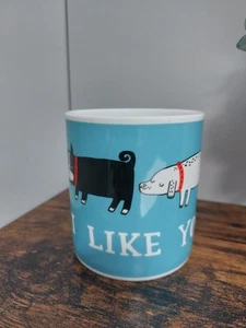 OHH DEER I Like You Dog Mug VGC Kruus - Picture 1 of 4