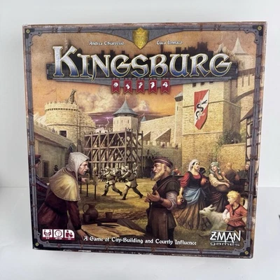 Kingsburg ZMan Board Game 2nd Edition 99% Complete Medieval Strategy - Image 1 of 4