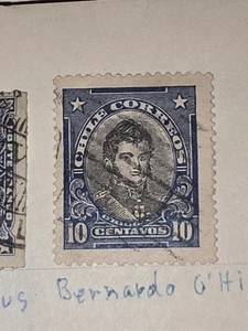  Francobollo vintage Cile 10c usato - #F793 - Foto 1 di 2