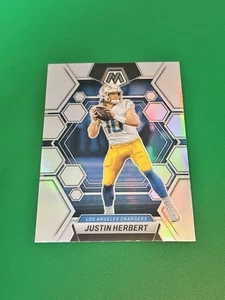 2023 Panini Mosaic NFL Football Prizm Refractor Card Justin Herbert LA Chargers - Bild 1 von 2