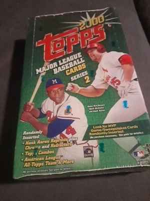 2000 Topps Series 2 MLB Baseball Factory Sealed Hobby Box - Image 1 of 4