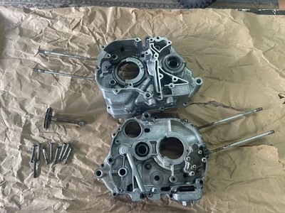1969-71 HONDA CT90 TRAIL 90 OEM ENGINE CASE CRANKCASE  LEFT AND RIGHT WITH BOLTS - Image 1 of 4
