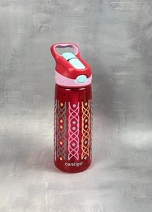 Contigo AutoSpout 24oz Plastic Water Bottle Clip On Flip Top Lid Straw BPA 0217 - Picture 1 of 6