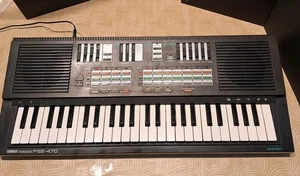 Yamaha PortaSound PSS-470 FM Synthesizer Keyboard - getestet funktioniert Vintage 1980er Banger - Bild 1 von 15