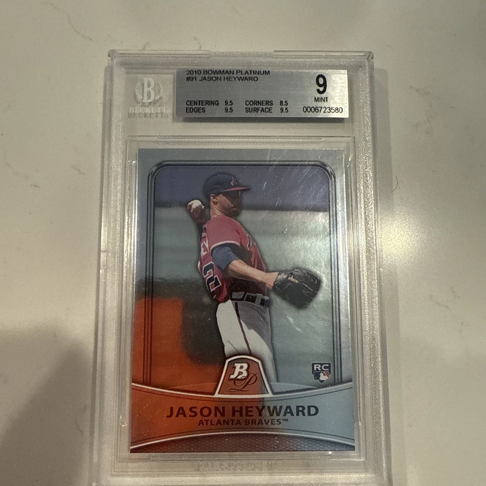 2010 Bowman Platinum Jason Heyward BGS 9 Mint RC - Image 1 of 1