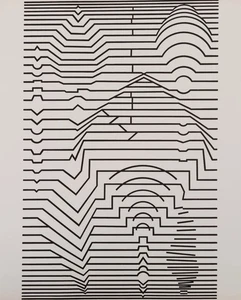 Victor VASARELY: EBI-NOOR - Stampa Offset 1973 - Bild 1 von 5