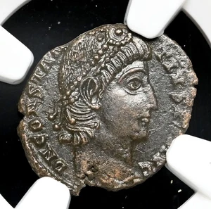 ROMAN EMPIRE. Constantius II. AD 337-361. Æ3/4, NGC Certified - Picture 1 of 4
