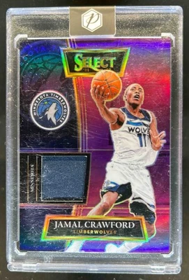 Camiseta selectiva Select Jamal Crawford 2021-22 púrpura Prizms #78/99 Timberwolves Foto 1 de 2