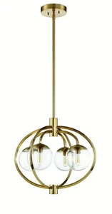 Craftmade 45524-SB Piltz 22" 4-Light Chandelier in Satin Brass - Picture 1 of 2