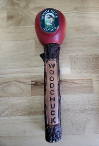 Woodchuck Amber Hard Cider Bier Zapfhahn Griff Apfelspitze gerissen - Bild 1 von 4