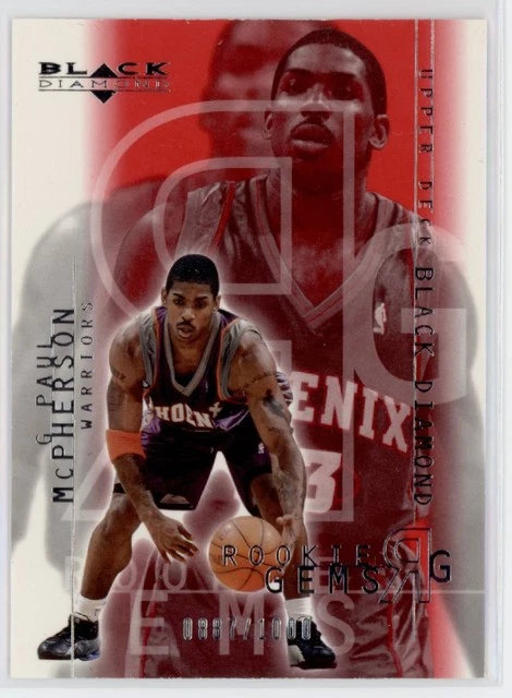 2000-01 Paul McPherson UD Black Diamond Rookie Gems RC 887/1000 #104 (21C3149) - Image 1 of 1