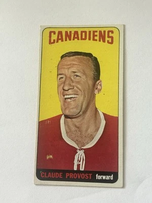 (4) 1964-65 Topps Tall Boys Canadiens Provost Balon Talbot Tremblay NM - Image 1 of 4