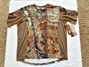 Realtree AP Camo Hunting Performance T-Shirt Size 2XL/XXL Short Sleeve - Picture 1 of 3