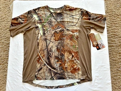 Realtree AP Camo Hunting Performance T-Shirt Size 2XL/XXL Short Sleeve - Image 1 of 3