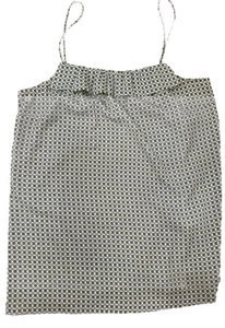 J. Camiseta sin mangas Crew para mujer 6 patrón verde correa de espagueti trabajo ligero - Imagen 1 de 7