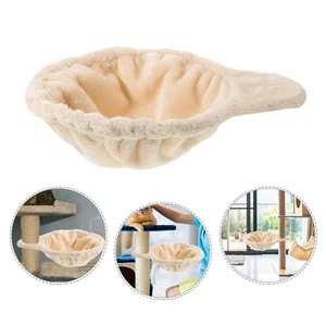  Hamaca de árbol para gatos de repuesto cesta de árbol tumbona felpa suave gatitos hamaca cama - Imagen 1 de 17