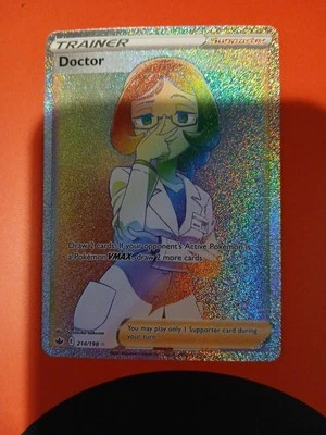 Doctor (Secret) 214/198 Swsh06: Sword & Shield - Chilling Reign Holo - Image 1 of 2