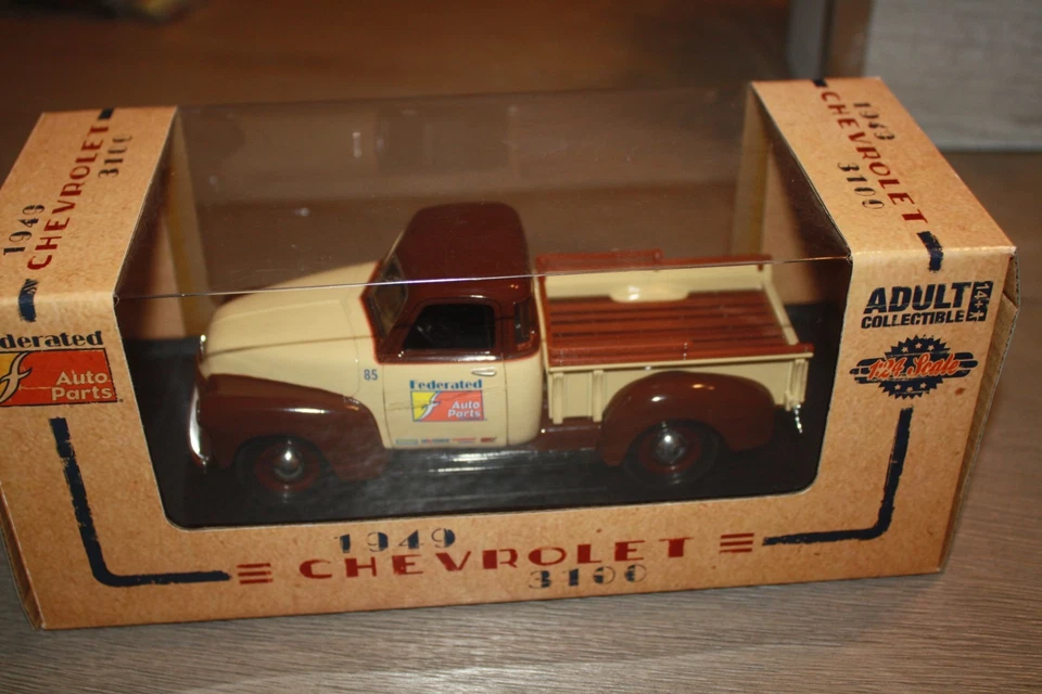 Chevrolet 3100 1949 piezas de automóviles federadas escala 1:24 diecast ¡nuevo en caja! Foto 1 de 1