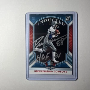 2021 Panini Hall Of Fame Inducted Drew Pearson On Card Auto HOF Cowboys - Bild 1 von 9