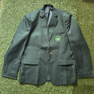 Giacca cappotto blazer uomo Masters Golf Club Tournament verde con toppa taglia XL - Foto 1 di 5