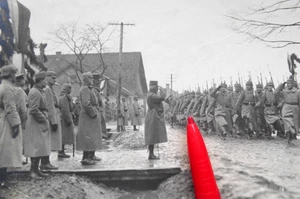 großes Foto hohe Offiziere Parade Ostfront Nachlass Feld Flieger Abt. 59 - Bild 1 von 2