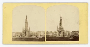 Tarjeta estereoscópica Stereoview Sir Walter Scott's Monoument Edimburgo  - Imagen 1 de 2
