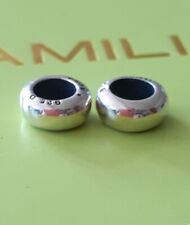 CHAMILIA x 2 Plain Spacers 925 sterling silver