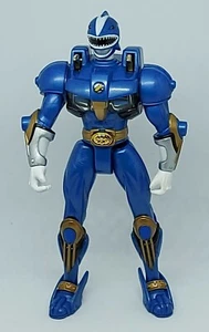Power Rangers Wild Force DELUXE BLUE SAVAGE BATTLE POWER RANGER 5.5” Bandai 2001 - Picture 1 of 5