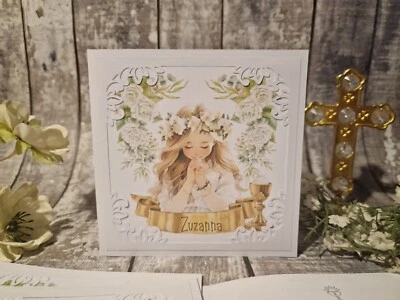 First Holy Communion invitation Zaproszenia na Pierwsza Komunie Swieta x - Image 1 of 4