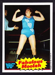 1985 TOPPS WWF #13 THE FABULOUS MOOLAH ROOKIE - Picture 1 of 2