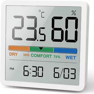 Digital Thermometer Hygrometer Luftfeuchtigkeitsmesser Baby Kinder Zimmer F331 - Bild 1 von 9