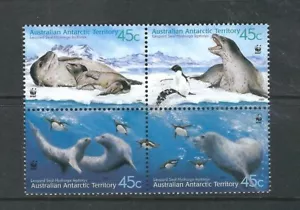 Australian Antarctic Territory  SC # L118 Worldwide Fund For Nature . MNH - Picture 1 of 1