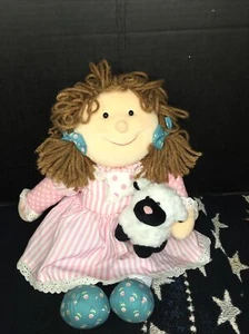 16” 1992 Rare Plush Doll Old MacDonald & Friends Cuddle Classics Mary had a Lamb - Picture 1 of 7