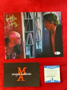 BOB ELMORE SIGNIERTES 8X10 FOTO! THE TEXAS CHAINSAW MASSACRE 2! LEATHERFACE BECKETT - Bild 1 von 4