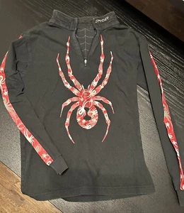 Children’s Spyder 1/4 Zip Pullover Ski Shirt Large - Picture 1 of 4