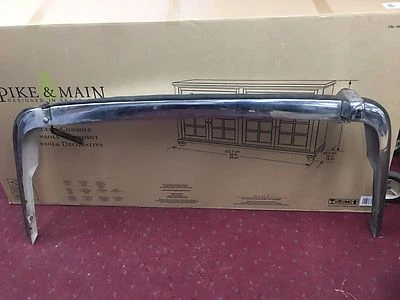 67-76 BMW E10 M10 1600 2002 2002ti, Parachoques largo trasero cromado con soportes Foto 1 de 4