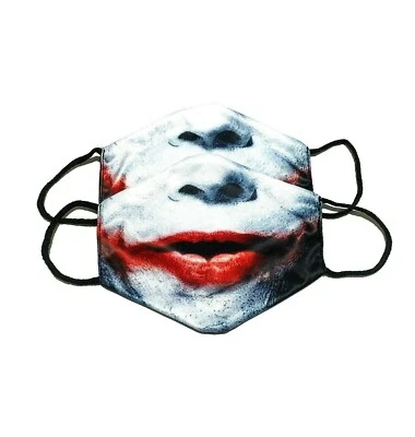 Face Mask Unisex Pack Of 2 Washable Breathable Fashion Design - Image 1 of 4
