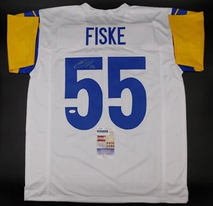 Braden Fiske Signed Autographed LA Los Angeles Rams White Jersey FSU JSA COA - Picture 1 of 3