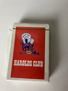 Vintage Harolds Club Reno Nevada Playing Cards ~ Bridge Size ~ Sealed Deck New  - Picture 1 of 4