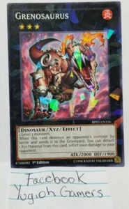 YUGIOH GRENOSAURUS BP03-EN116 1 ST. ED. SHATTERFOIL LIGHT PLAYED - Picture 1 of 1