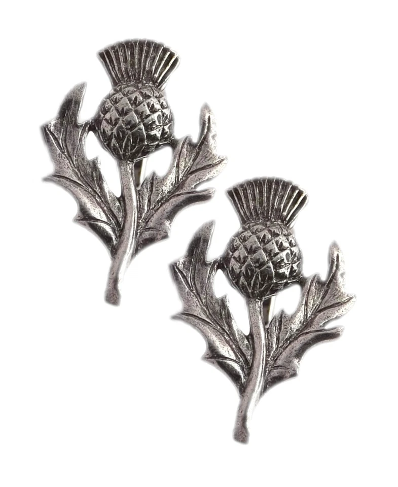 Scottish Scott Scotland Pewter Rugby Thistle Gift Cuff links By CUFFLINKS DIRECT - Image 1 of 4