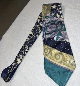 Casa America Usa Tie Multiple Colors Classic Paisley Silk Necktie - Picture 1 of 16