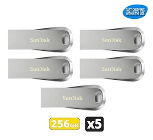 Sandisk Ultra Luxe 256 GB Metall-Flash-Laufwerk USB-Stick (5er Pack) - Bild 1 von 4