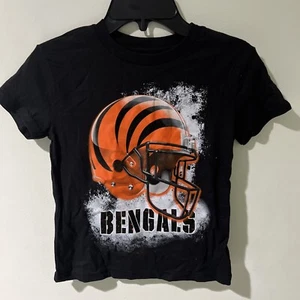 NWOT NFL CINCINNATI BENGALS SHORT SLEEVE SHIRT CHILDS SIZE S (4) - Picture 1 of 1