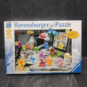 Ravensburger Puzzle Gelini Notte In Ufficio Edizione Limitata 500 Pezzi Completo - Foto 1 di 10