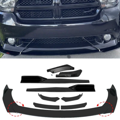 For Dodge Durango Front Bumper Spoiler Body Kit /Side Skirt /Rear Lip Glossy - Image 1 of 4