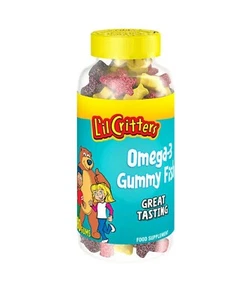 L'il Critters Vitamin Omega 3 Gummy Fish | Chewable Food Supplement 180 Pack New - Picture 1 of 2